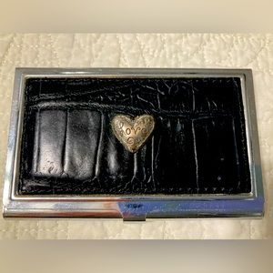 Brighton business card holder. Well used good condition.